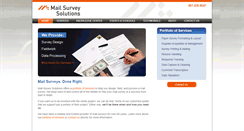 Desktop Screenshot of mailsurveysolutions.com